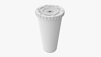 Paper Cold Cup 22 Oz With Translucent Flat Lid