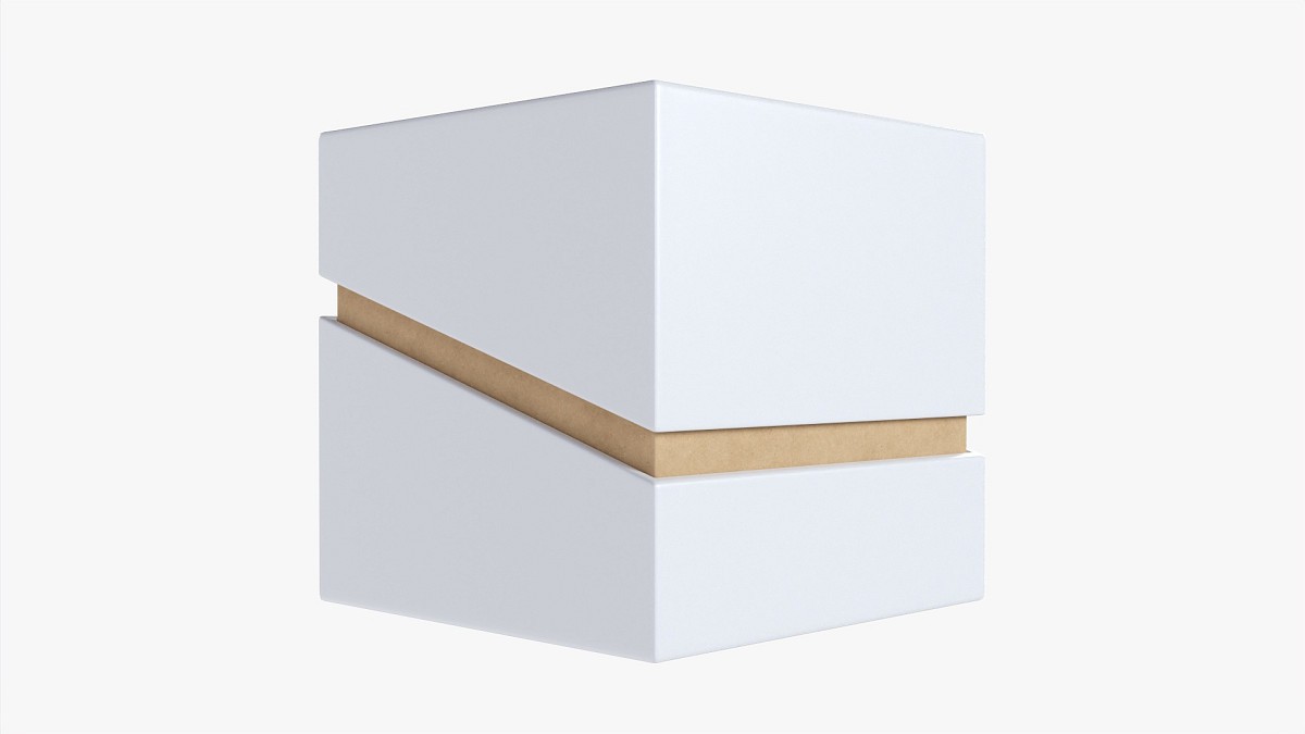 Paper Gift Box Mockup 01