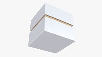 Paper Gift Box Mockup 03