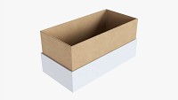 Paper Gift Box Mockup 05