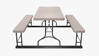 Rectangular Folding Picnic Table