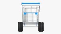 Shopping Cart With Big Wheels 01