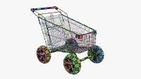 Shopping Cart With Big Wheels 01