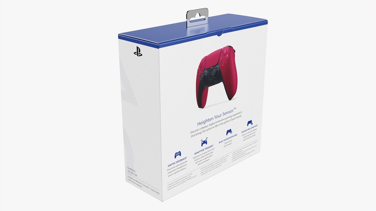 Sony Playstation 5 Dualsense Controller Cosmic Red With Box