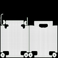 Suitcase Hard shell Large On Wheels