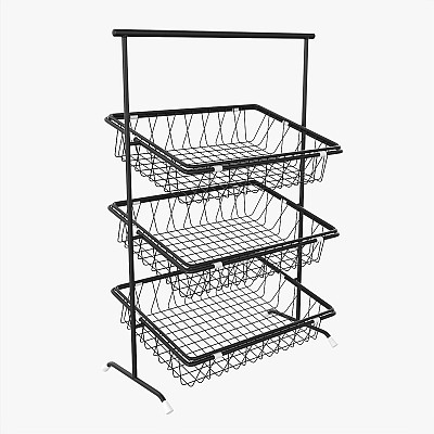 Tilted Pane Stand 3-Tier