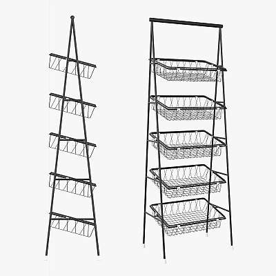 Tilted Pane Stand 5-Tier
