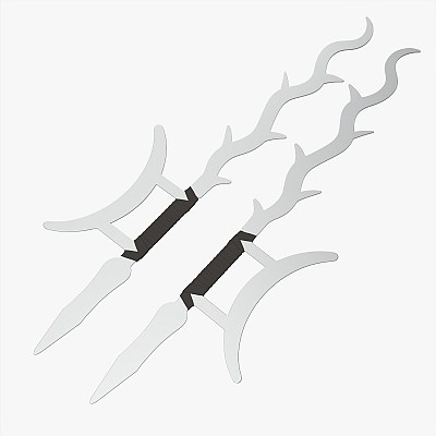 Twin Hooks Tree Swords