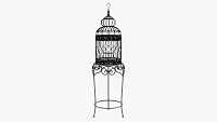Victorian Style Bird Cage with stand