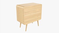 Wooden Cabinet With Drawers 02