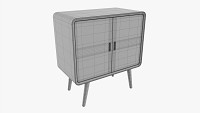 Wooden Cabinet With Drawers 02