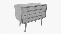 Wooden Cabinet With Drawers 03