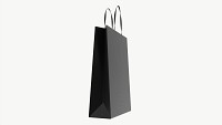Black paper bag with handles 1