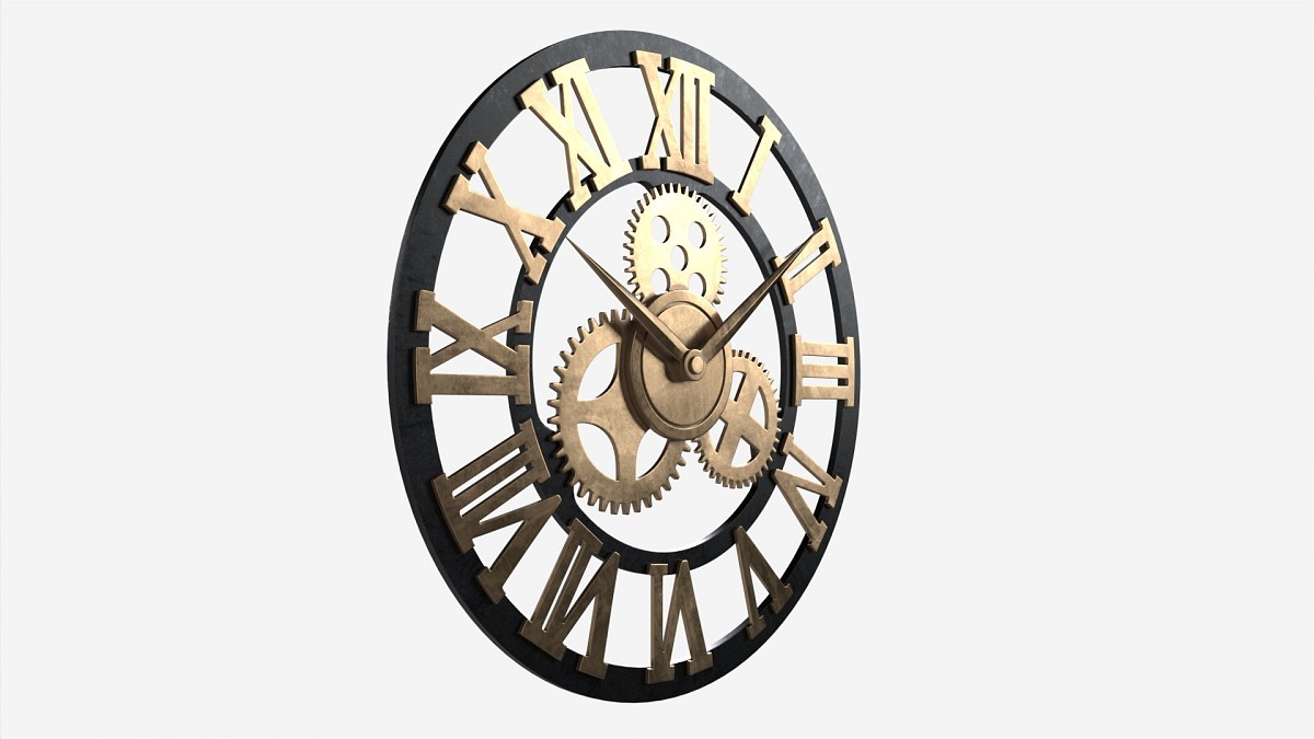 Decorative Gear Wall Clock