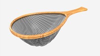 Wooden fly fishing net