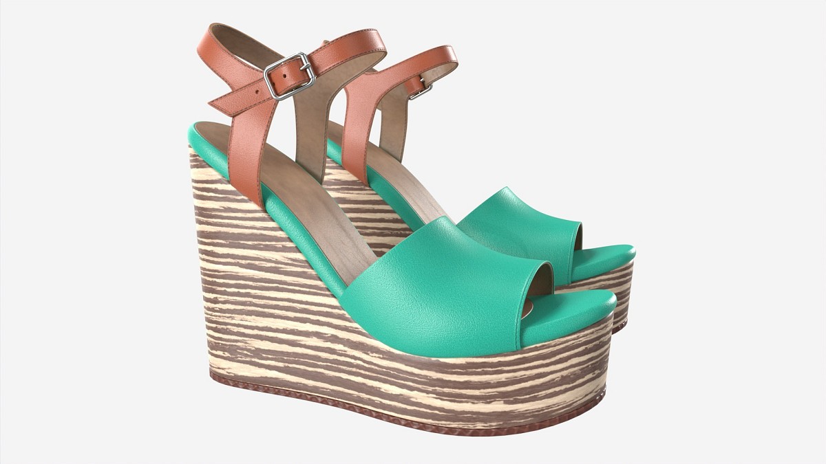 Turquoise women shoes