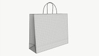 White paper bag with handles 5