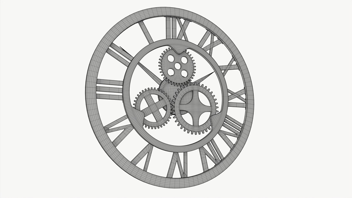 Decorative Gear Wall Clock