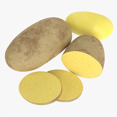 Potato whole and slices 2