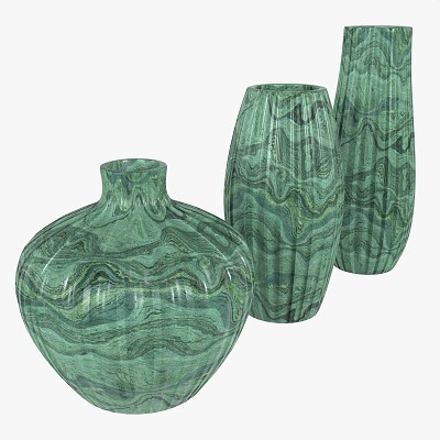 Ceramic Vases 3-set 02