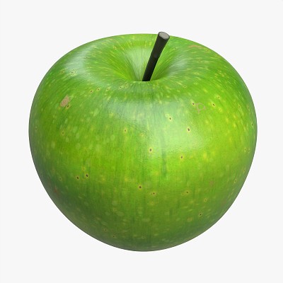 Apple single fruit green