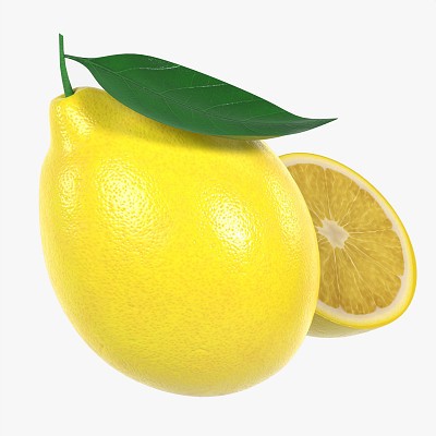 Lemon slice leaf yellow