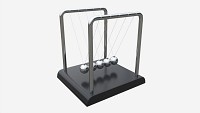 Newton Cradle Balance Steel Balls 01