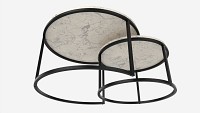 Marble Texture Coffee Table 2 in 1