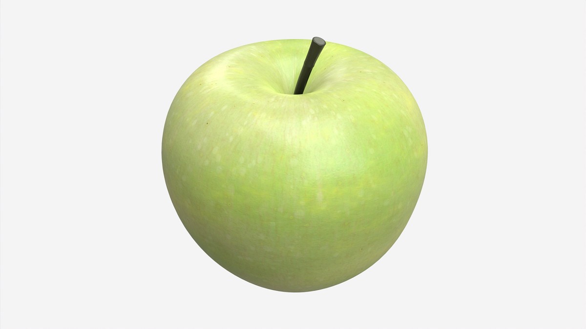 Apple single fruit green light