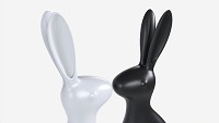 Ceramic Hare Figurines