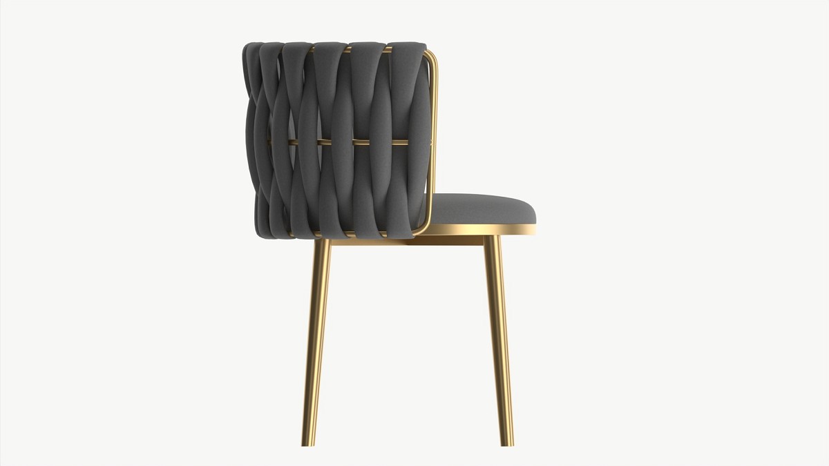 Modern chair upholstered 02