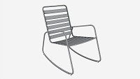 Argos Home Steel Garden Rocking Chair