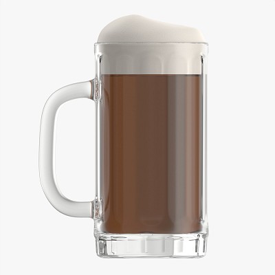 Beer mug with foam 01