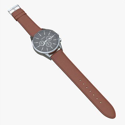 Wristwatch with Strap 01