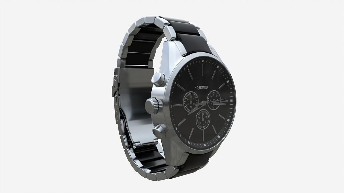 Wristwatch with Steel Bracelet 1