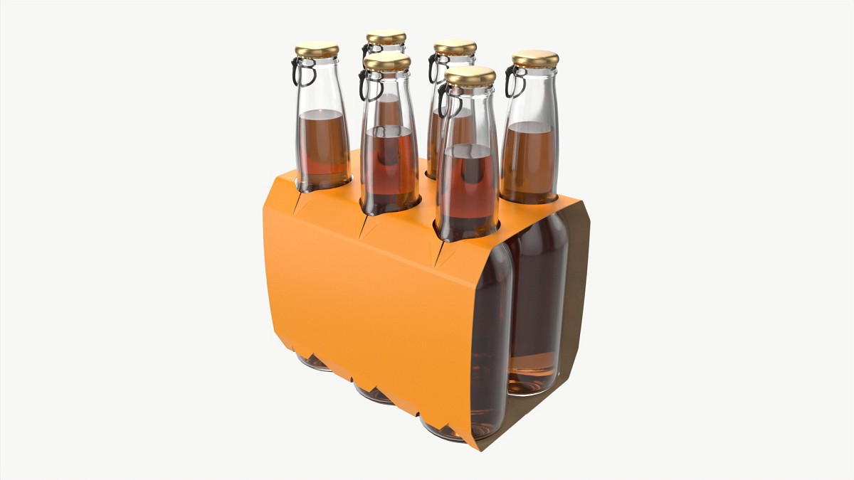 Beer bottle cardboard carrier 01