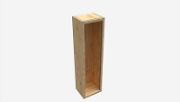 Wooden box for wine bottle