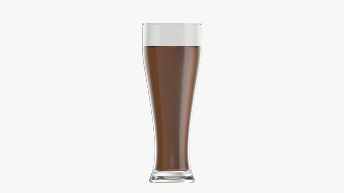 Beer glass with foam 02