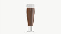 Beer glass with foam 04