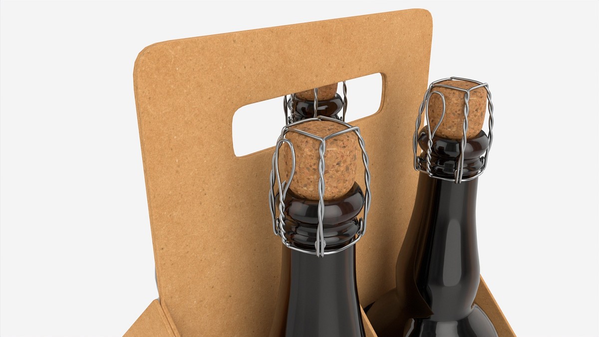 Beer bottle cardboard carrier 05
