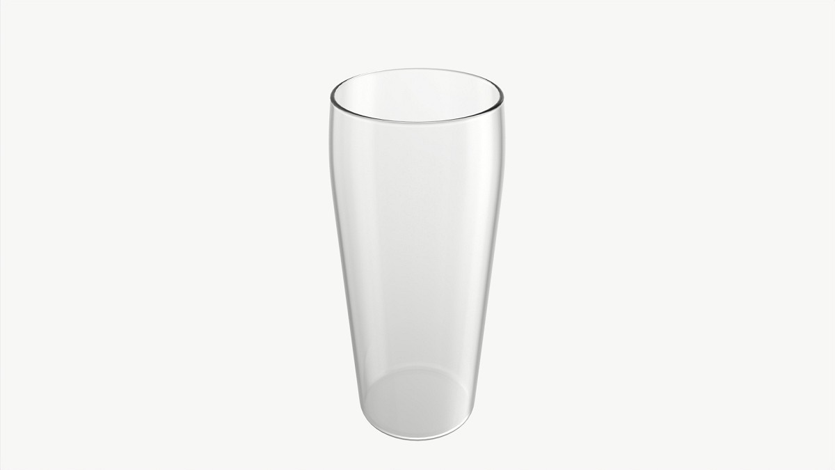 Beer glass with foam 06