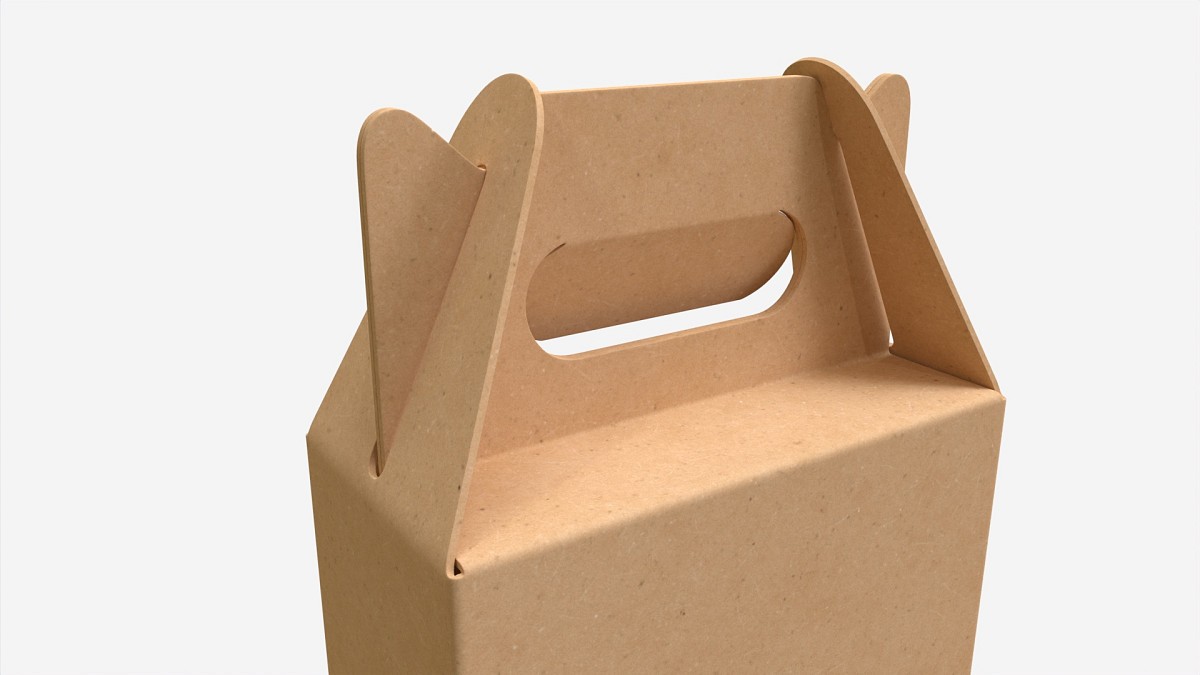 Bottle carboard gable box packaging