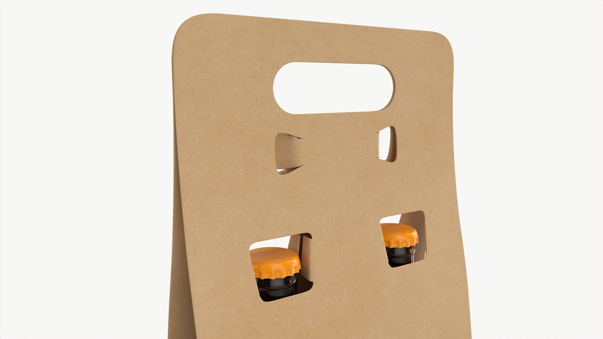 Beer bottle cardboard carrier 02