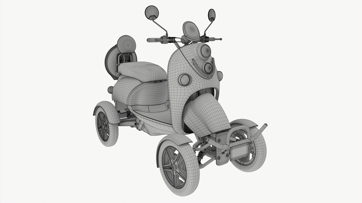 Electric Mobility Scooter 4 Wheeled