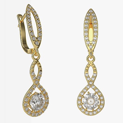 Earrings Gold Jewelry 02
