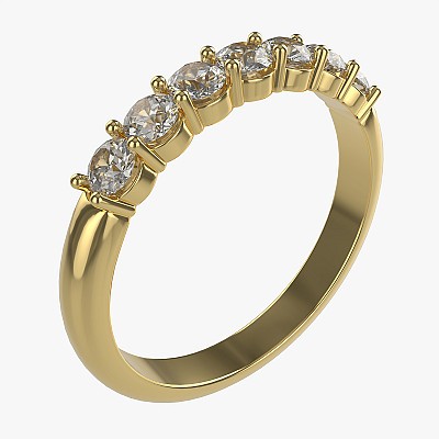Gold Diamond Ring 01