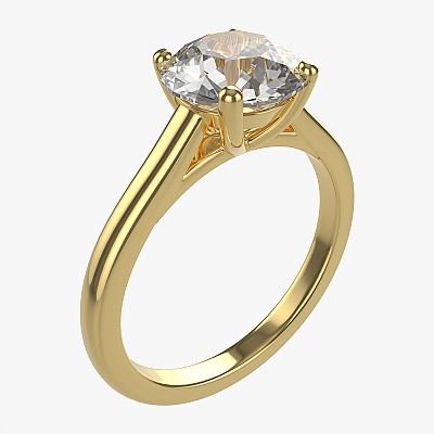 Gold Diamond Ring 03