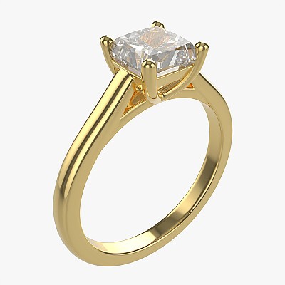 Gold Diamond Ring 04