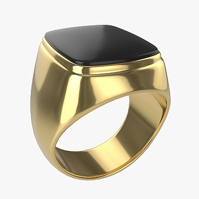 Gold Ring with Stone 09