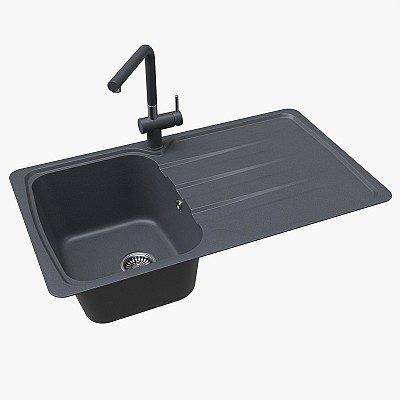 Sink Faucet 01 black onyx